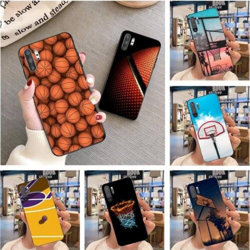 Basketball Court Silicone Black Phone Case For Samsung Note 7 8 9 10 Plus lite Galaxy J7 J8 J6 Plus 2018 Prime