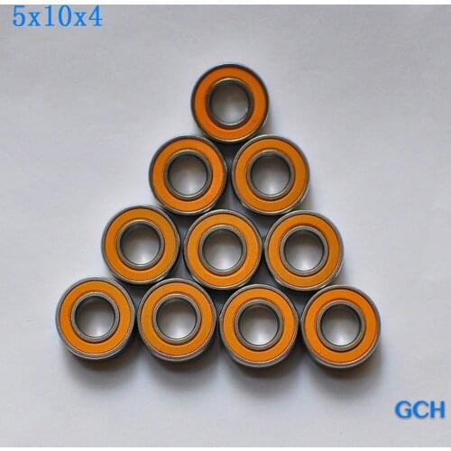 Free Shipping 10PC 5X10X4 SMR105C 2OS ABEC7 Stainless Steel Hybrid Ceramic Fishing Reel Bearings