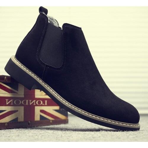 Chelsea Boots Warm Cotton Shoes Snow Cotton Boots Mens Boots