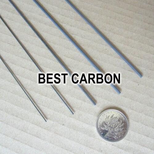 Dia. 1.2mm x 1000mm High Modulus Carbon Fiber Rod , High strength , High Straightness , durable