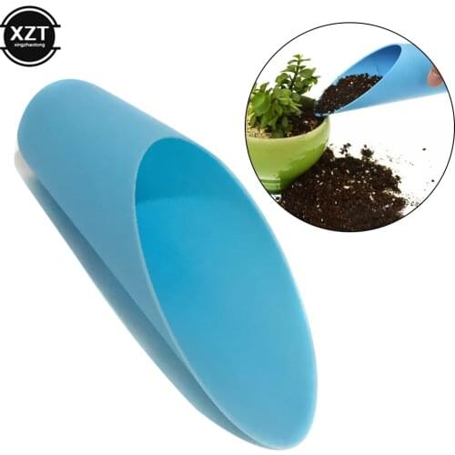 1PCS Mini Fleshy Plant Soil Spade Shovel Garden Tool Plastic Enduring Bucket Shovel Potted Cultivation Cylinder Shovel Soil Cup