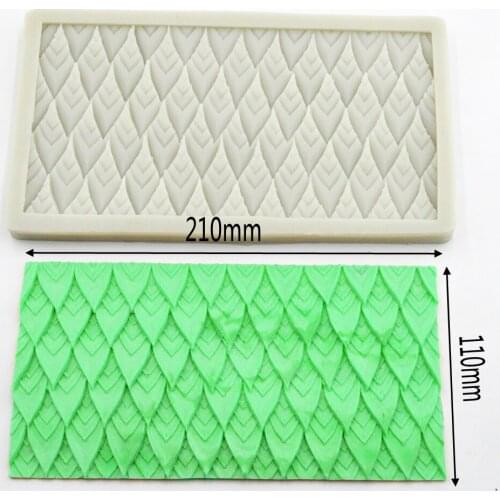 New triangle lace silicone mold Sugarcraft Flowe DIY chocolate cake decorating tools