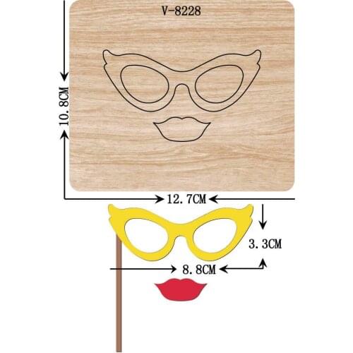New mask wooden dies cutting dies for scrapbooking Multiple sizes V-8228