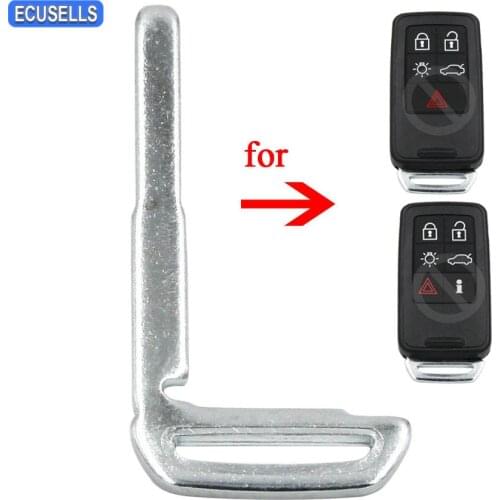 New Emergency Small Key Smart Insert Key Uncut Key Blade For Volvo S60 S80 V60 XC60 XC70