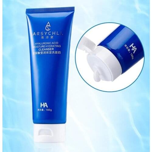 Whitening Moisturizing Hyaluronic Acid Facial Cleanser Skin Care Hydrating Acne Treatment Remove Blackheads Cleansers Face Care