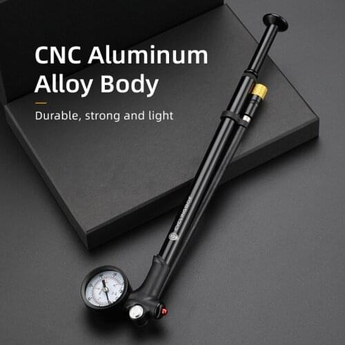 Portable High-Pressure 300Psi Bike Air Pump With Gauge For Fork & Rear Suspension Shock Absorber Mountain Bicycle Tools