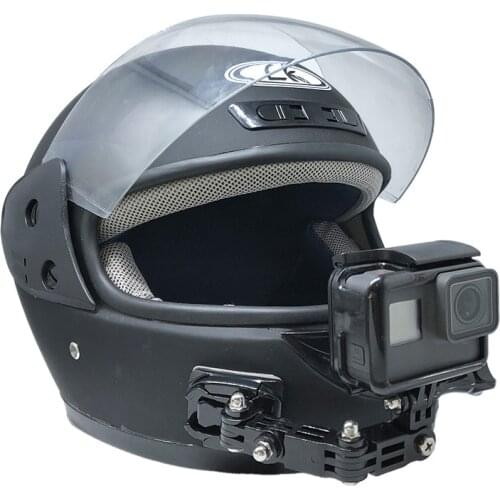 Adjustable Helmet Curved Adhesive Side Mount for xiaomi yi 4K GoPro HD Hero 4 5 6 7 black Sjcam Sj4000 action Camera Accessories