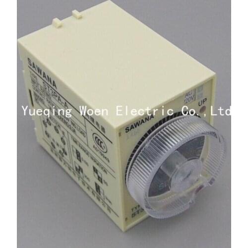 ST3PF series time relay / timer ST3PF 1S (AC 220V 110V AC / DC 24V 12V alternative) Power off delay type