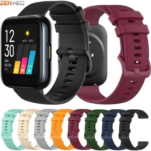 Silicone Watchband For Realme Watch Strap Replacement Wrist Band for Realme Watch 2 Pro