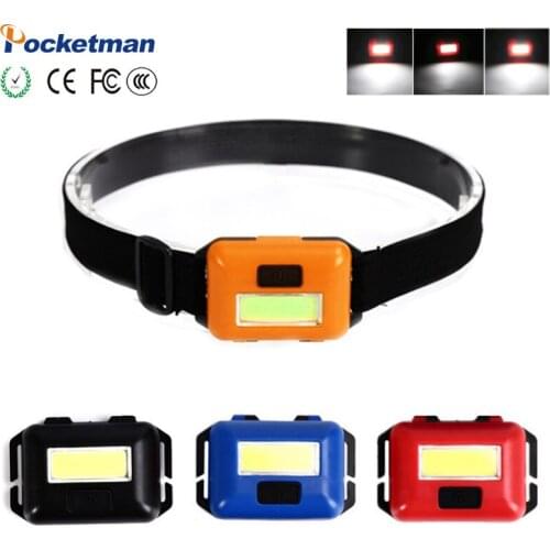 8000LM COB LED Headlamp Portable Mini Headlight 3 Lighting Modes Waterproof Head Torch Head Lamp Camping Head Light