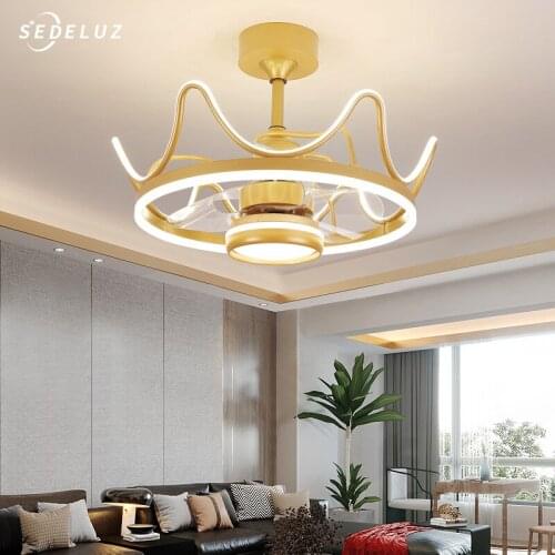 Led Ceiling Fan Modern Round Ceiling Lamp for Bedroom and Living Room Dining Room Black Chandelier Ceiling Lamp Luminaires