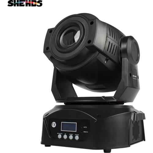 LED 90W Gobo light projector Spot/Pattern Rotation With LCD Display With 6 Face Prism DMX Stage Lighting Effect For Weeding Host