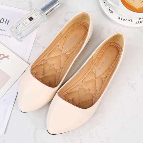 Womens Flats Shoes Genuine Leather Fashion Comfort Soft Slip on Ladies 2021 Spring Casual Shoes For Woman
