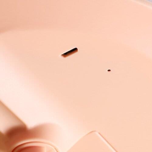 W3JE LED Lighted Makeup Mirrors Natural LED Vanity Mirrors Portable Cosmetic Mirror with Base for Bathroom 2 Colors to Choose