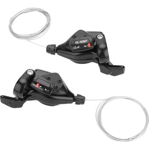 1 Pair Speed Bicycle Shifter Brake With Shift Cable For Mountain Road Bike Riding Cycling Disc Brake Levers Bicycle Accessories