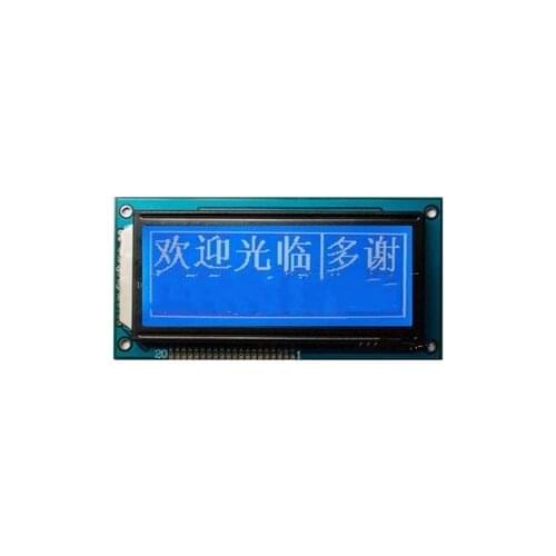 20PIN COB 19264 LCD Screen Module S6B0107 S6B0108 Controller 5V Blue Backlight Parallel Interface (No Font)