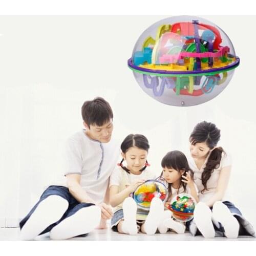 299 Barriers 3D Magic Intellect Ball Balance Maze Game Puzzle Globe Toy Kid Gift