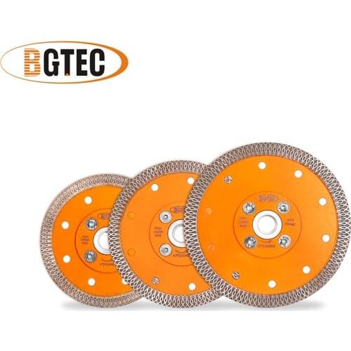 BGTEC 1pc 4"/105MM 4.5"/115MM 5"/125MM X Mesh Turbo Diamond Saw blades cutting disc for cutting marble and Porcelain