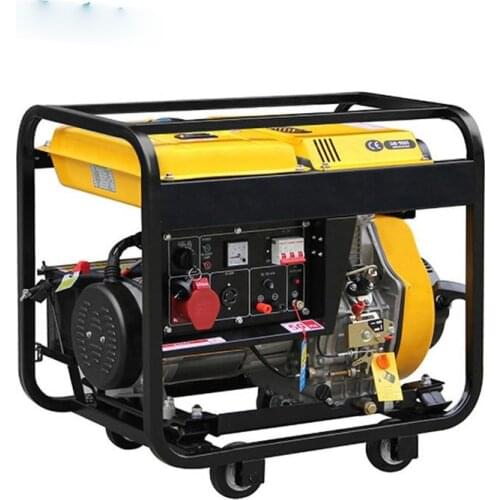 BMD7000 6KW 6.5KW Generator Diesel Air Cooled Open Frame Portable Power