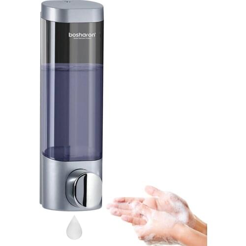 Hand Soap Dispensers Wall Mounted 300ml Shampoo Hand Wash Shower Gel Kitchen Detergent Bottle For Home Hotel Public Places