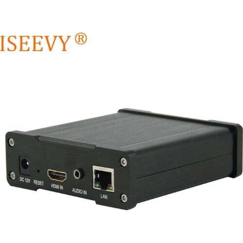 ISEEVY H.265 H.264 4K UHD HDMI Video Encoder for IPTV Live stream RTMP RTMPS RTSP UDP HTTP and Facebook Youtube Wowza