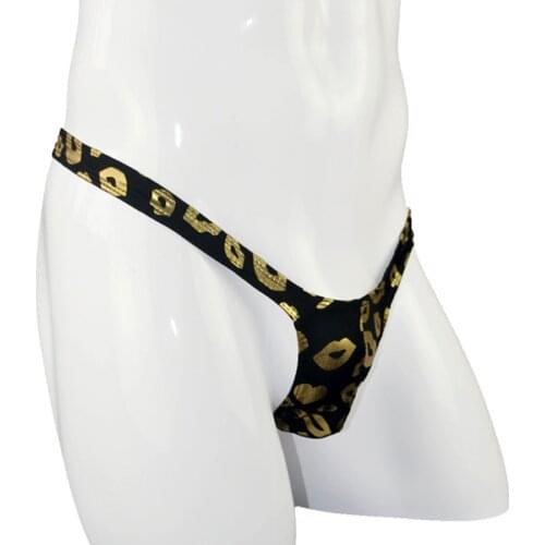 Mens Fashion Sretch G-string T-back Micro Thong G String Homme Jockstrap Mens Briefs Male Sexy U Pouch Briefs Underwear