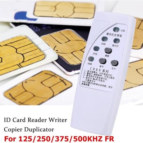 RFID ID Card Copier 125/250/375/500KHz CR66 RFID Scanner Programmer Reader Writer Duplicator With Light Indicator Sensitively