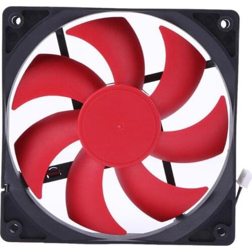 Portable Computer Double Head 12CM PC Computer CPU Cooling Fan Cooler Super Quiet Silent CPU Cooling Fan for PC