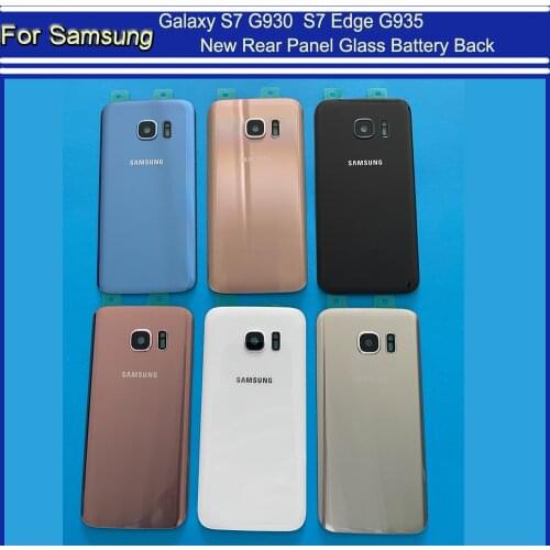 Back Glass Replacement For Samsung Galaxy S7 Edge G935 G935F G935FD S7 G930 G930F G930FD Battery Cover Rear Door Housing Case