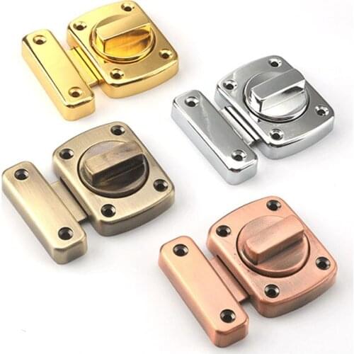 Factory Toilet Small Latch Door Bolt Buckle Door Latch Door Buckle sliding anti-theft Hasp Toilet Sliding Door Lock Bolt