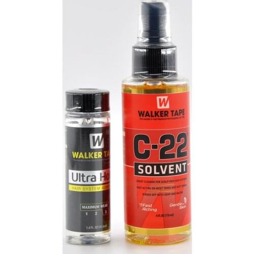 1.4FL OZ(41.4ml) Ultra Hold Liquid Bond Hair System Adhesive Brush-on C-22 Hair Remover For Wig/Toupee/Closure