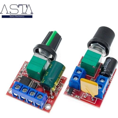 5A 90W PWM 12V DC Motor Speed Controller Module DC-DC 4.5V-35V Adjustable Speed Regulator Control Governor Switch 24V