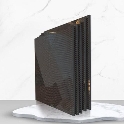 75MM X125MM Glossy Surface Pure Carbon Fiber Panel Board Sheet 0.25mm-6mmThickness Composite Hardness Material