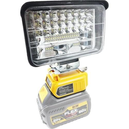 60W 5A Converter Adapter USB Charger For DeWalt 20V 18V Lithium Battery 12V DC Output Compatible Electrical Appliances Car Lamp