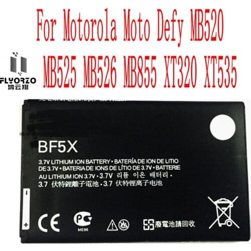 High Quality 1500mAh BF5X Battery For Motorola Moto Defy MB520 MB525 MB526 MB855 XT320 XT535 Cell Phone