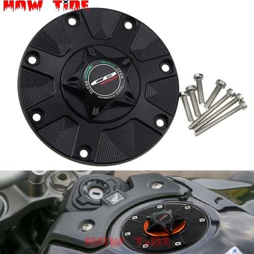 Motorcycle CNC aluminum oil cap for CB1000R gas fuel tank cap for HONDA CB 1000R 2008-2016 Motorcycle accessories