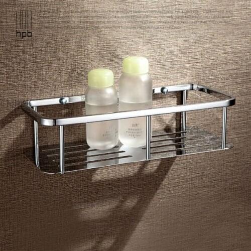 BULUXE Bathroom Accessories Corner Shelf,Brass Bath Shelf Chrome Finished Wall Mounted accessoire salle de bain HP7730