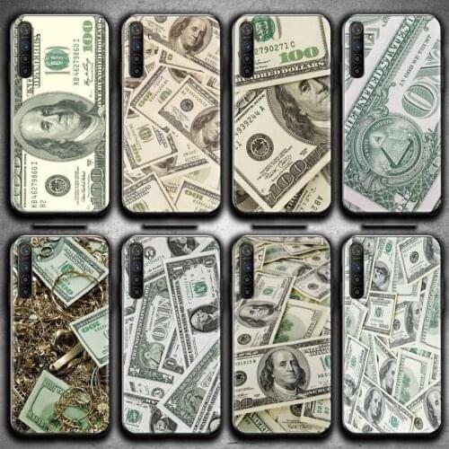 Money Dollars Bill Cash Phone Case For OPPO Realme 6 Pro Realme C3 5 Pro C2 RENO2-Z A11X