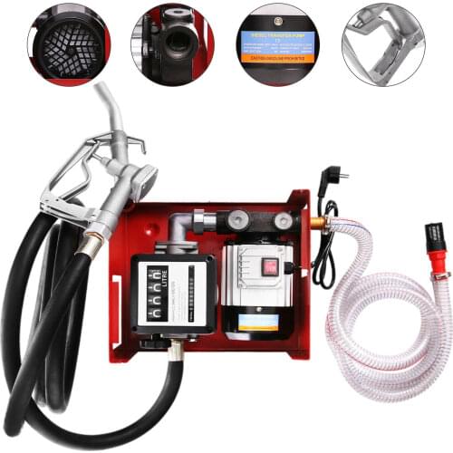 H/D Self Priming Electric Oil Pump Transfer Bio Fuel Oil Diesel 220-240v 60L/Min