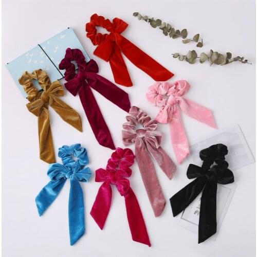 Hot-selling fashionable bow-knot velvet retro ribbon hairpin headdress lovely elegant lady hairdress womenheaddress accessories