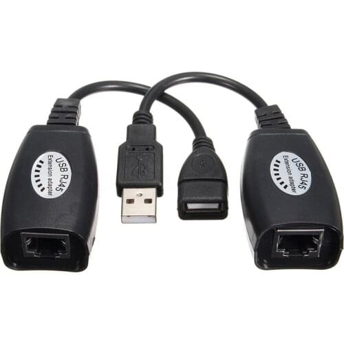USB 2.0 to CAT5 CAT5e CAT6 RJ45 LAN Modem Extension Adaptor Cable Converter