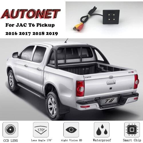 AUTONET Backup Rear View camera For JAC T6 Pickup 2016 2017 2018 2019 Night Vision Parking camera license plate camera