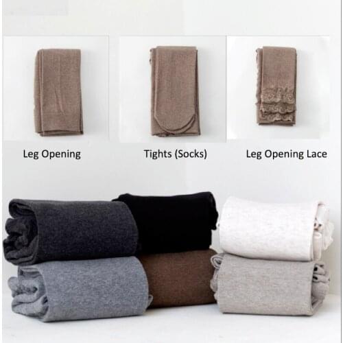 Small Size Fashion Cotton Tights Cashmere Warm Tights With FullFoot Footless Lace Pantyhose Women Stocking Winter High Quality