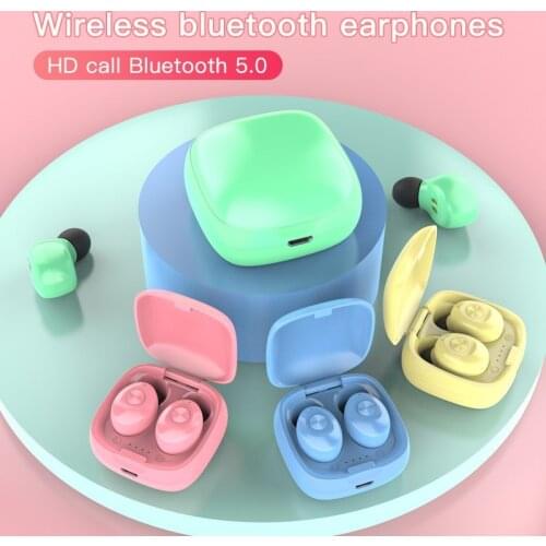 Colorful XG12 Bluetooth 5.0 TWS Earphone Stereo Wireless Earbus HIFI Sound Sport Earphones Handsfree Gaming Headset with Mic