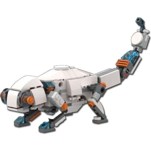 Animal model building blocks childrens toy gifts MOC building blocks classic creative series chameleon small particles