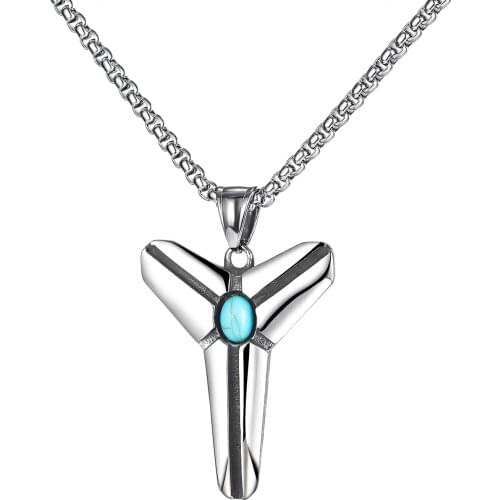 FATE LOVE 55/70 cm Fashion Punk Jewelry Male Men Statement Necklaces Pendants Stainless Steel Box Chain Party Gift