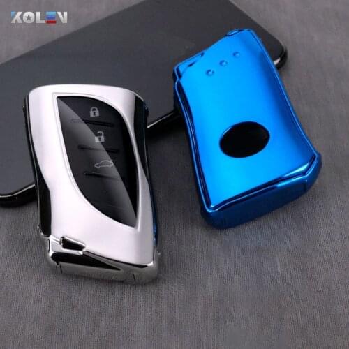 Soft TPU Car Remote Key Case Cover For Lexus IS ES GS GX LS500H NX RX LX LC RC 200 250 570 2018 2019 Car Styling Accessories Fob