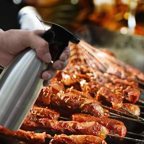 Skewers Kit Olive Oil Sprayer Vinegar Sprayer Barbecue Marinade Spray Bottle For Home Kitchen Outdoor Picnic BBQ Accessorie