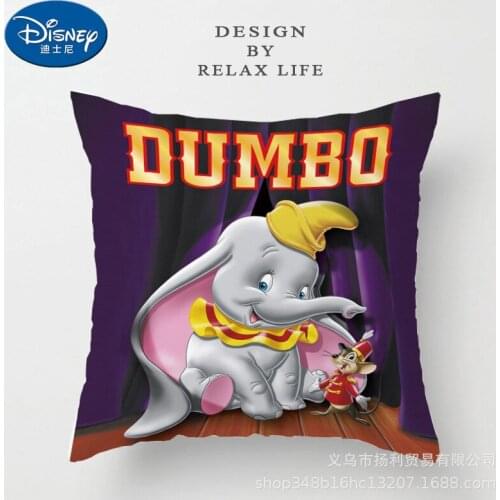 Disney Dumbo Cartoon Pillowcase Sleeper cover Children boy girl Pillow Cover Decorative Cushion Case Living Room Gift