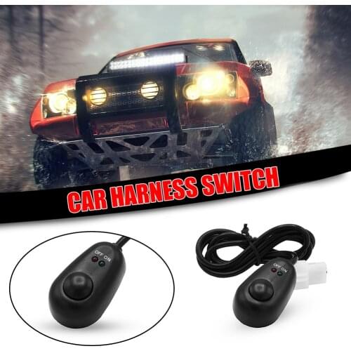 Practical 12/24V Dual Color Indicator On/Off Switch Multi-functional Durable Parts for LED Work Light Bar Driving Lamp